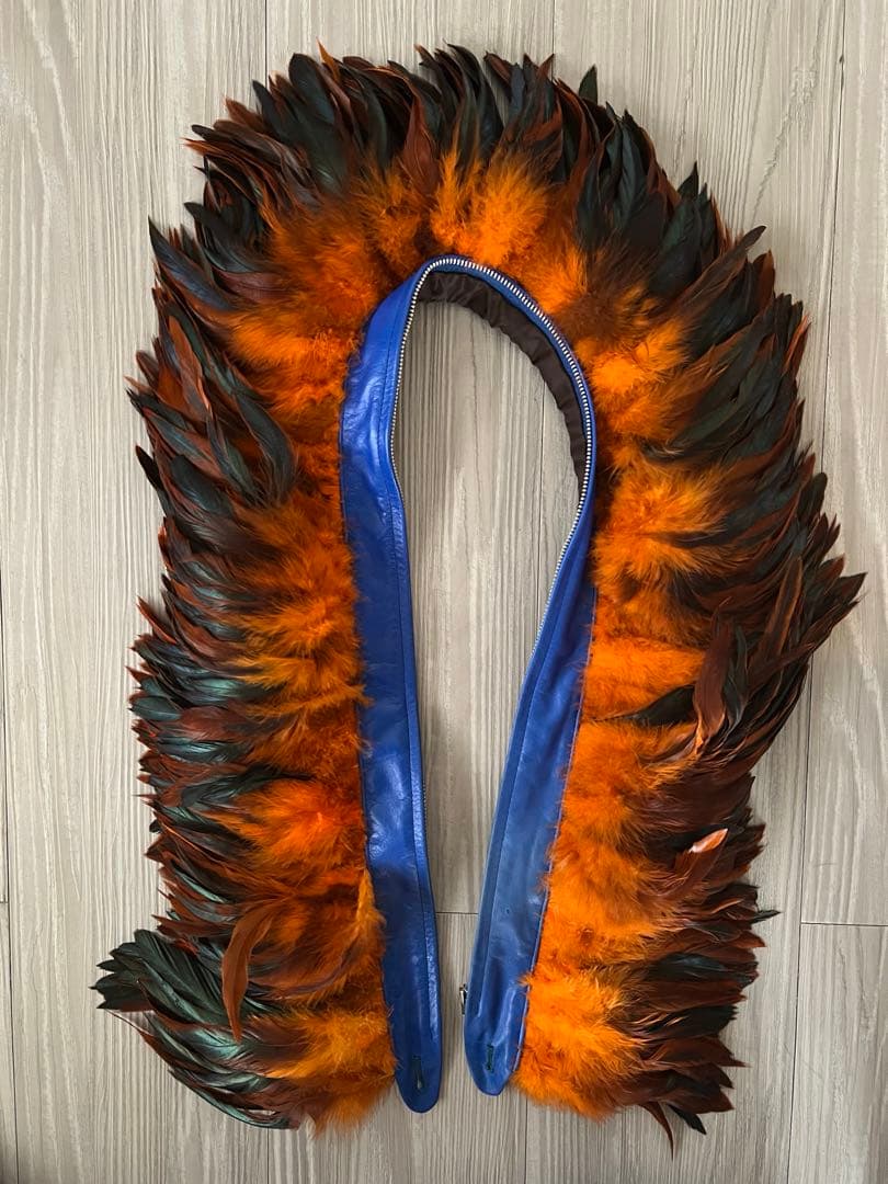 ヴィンテージ YohjiYamamoto希少新品未使用　レザーブルゾン羽付　M