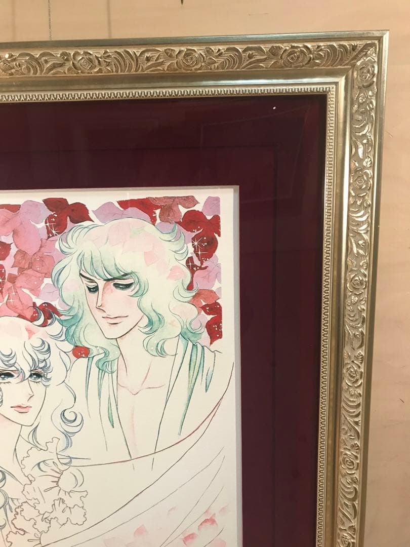 池田理代子「はるかな想い」ミクスドメディア直筆サイン・エディション・作品保証書有