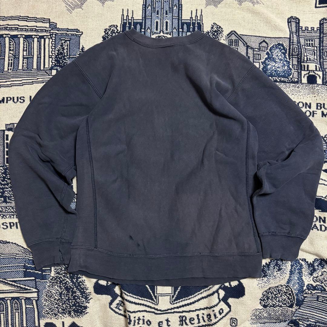 ボロ　80s champion リバースウィーブ　サンフェード　ナス紺　USA製