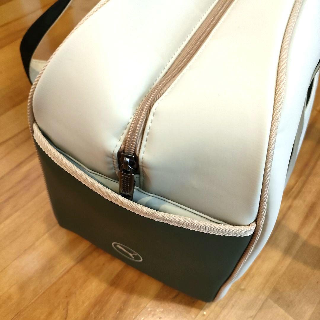 未使用 プーマゴルフ ベーシックボストンバッグクリーム/カーキ2024年製