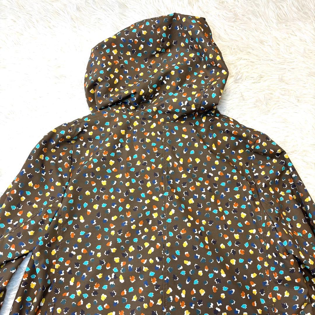 【未使用】バーバリー ブルーレーベル レインコート 総柄 ポーチ付き 38 M