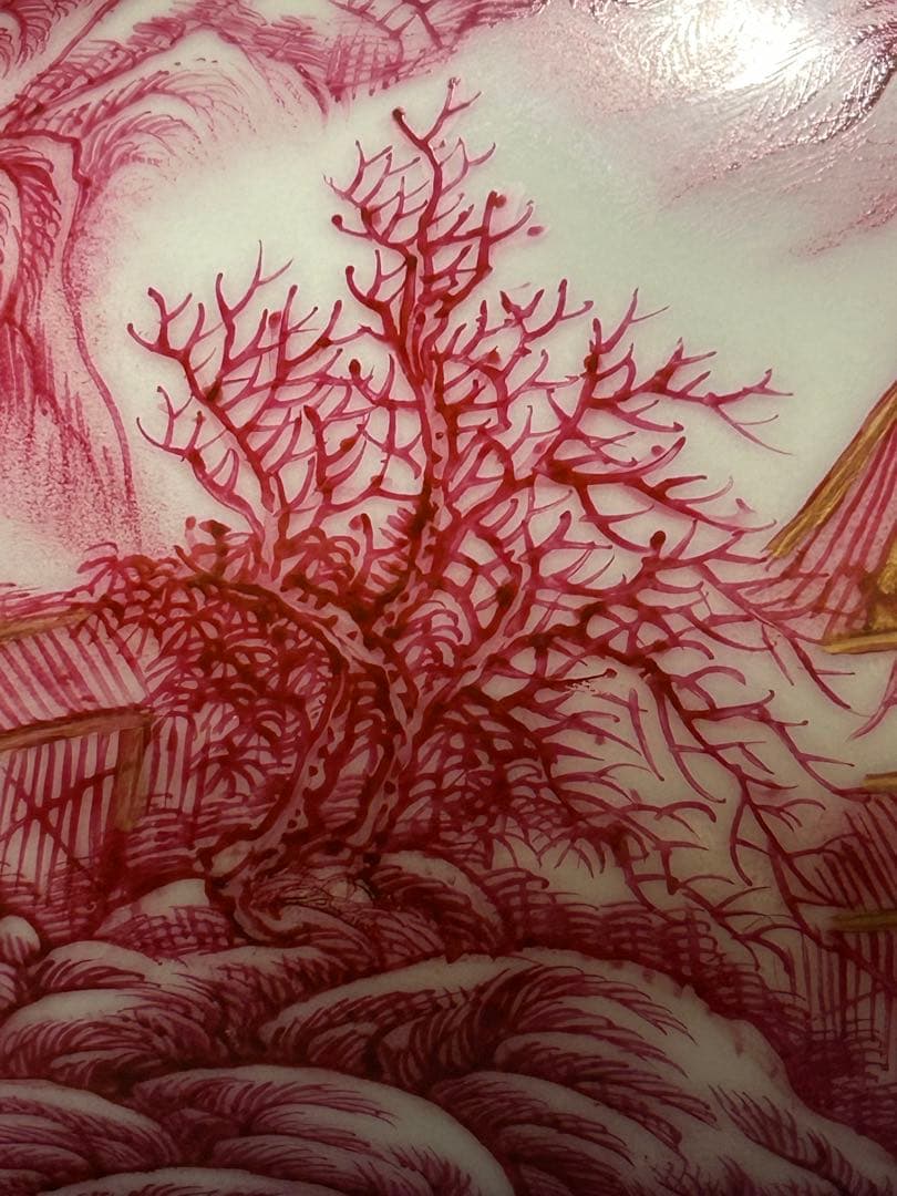 清代　乾隆年製　花器　時代物　中国美術