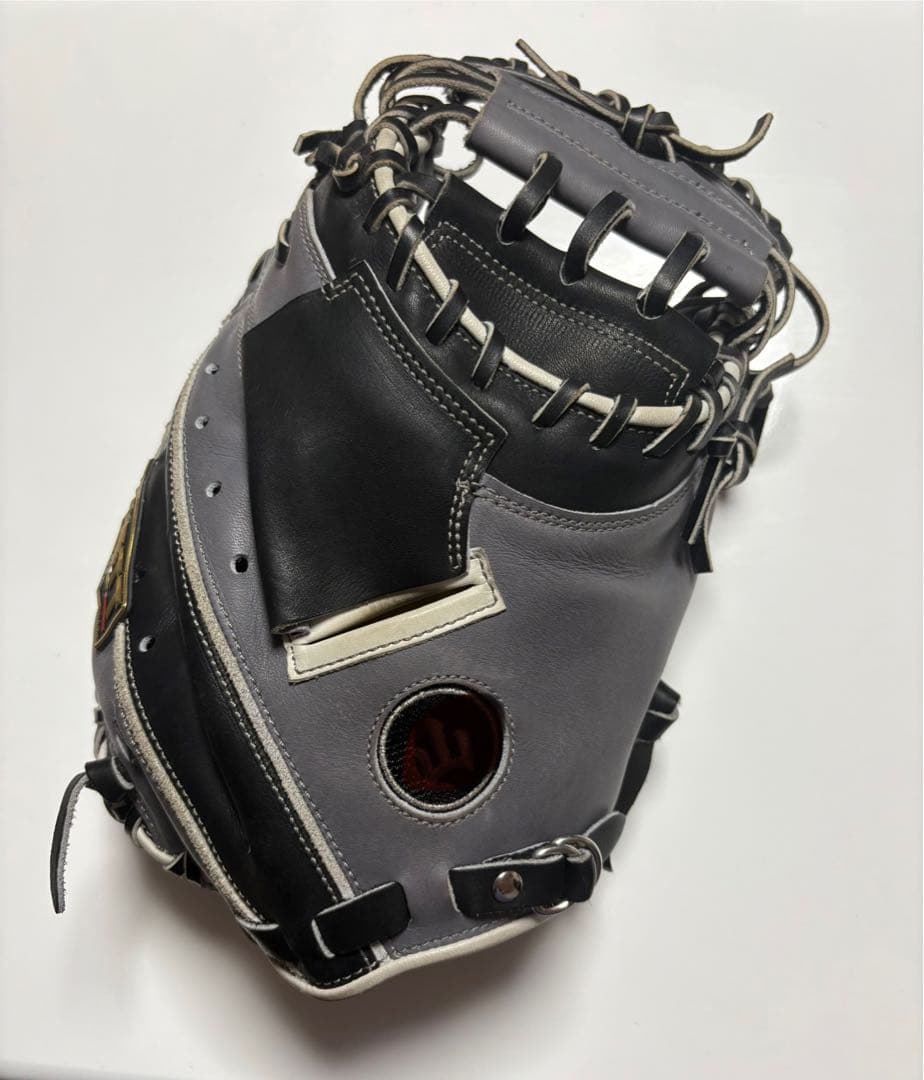 【ZETT 】プロステイタス軟式用キャッチャーミット/オーダー /グレーブラック