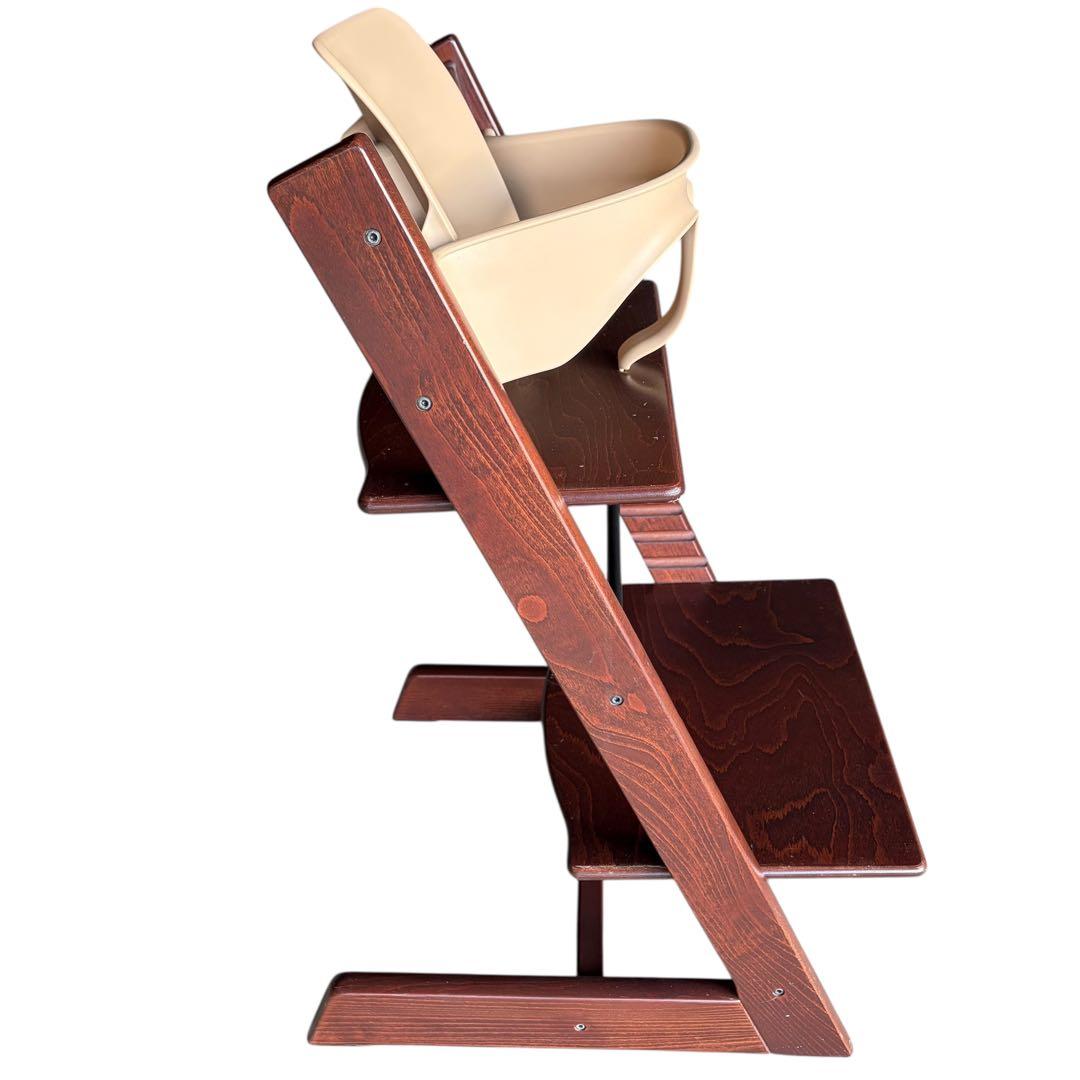 【美品】STOKKE ストッケ トリップトラップ ダークブラウン シリアル4