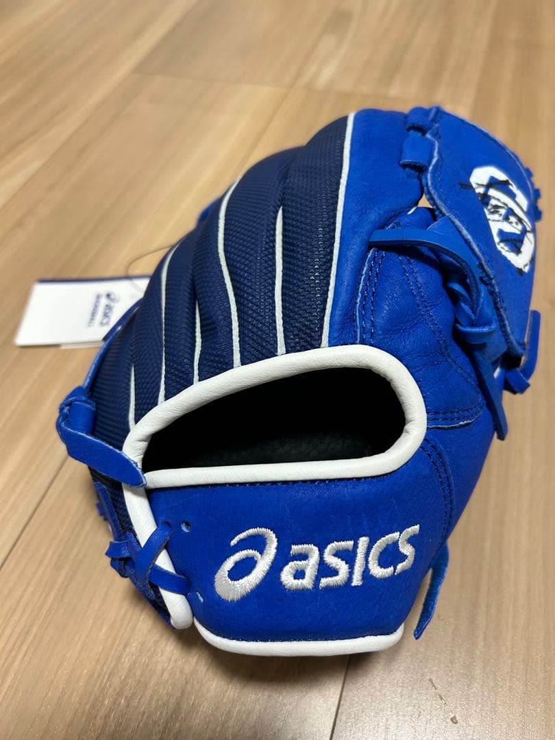 ★非売品★中日ドラゴンズ asics 軟式野球グローブ 若松駿太 直筆サイン