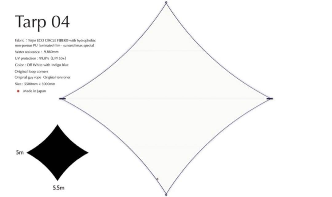 【新品未使用】sunsetclimax Tarp 04 サンセットクライマックス