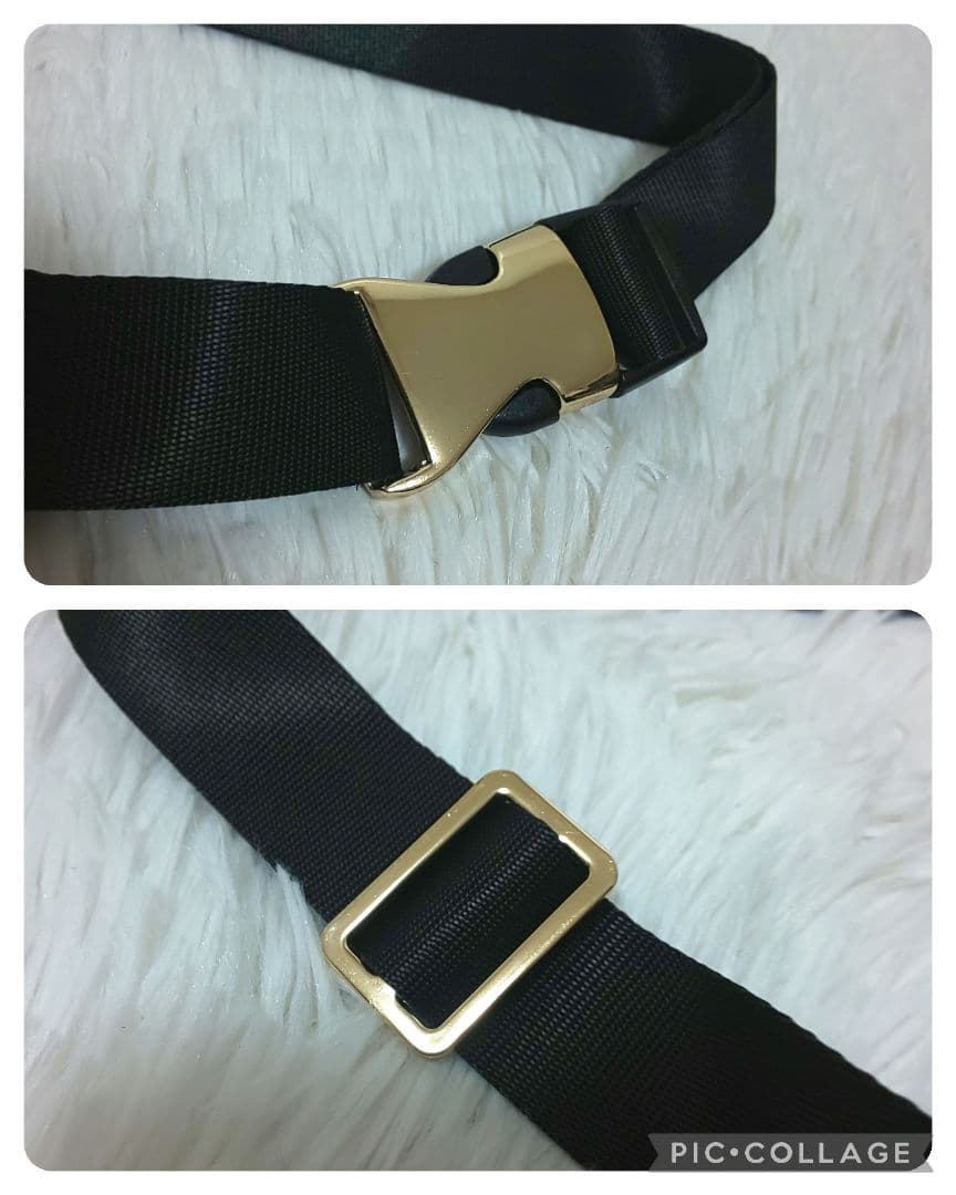 ✨美品✨TOCCA トッカ ボディバッグ ウエストポーチ ナイロン リボン 撥水