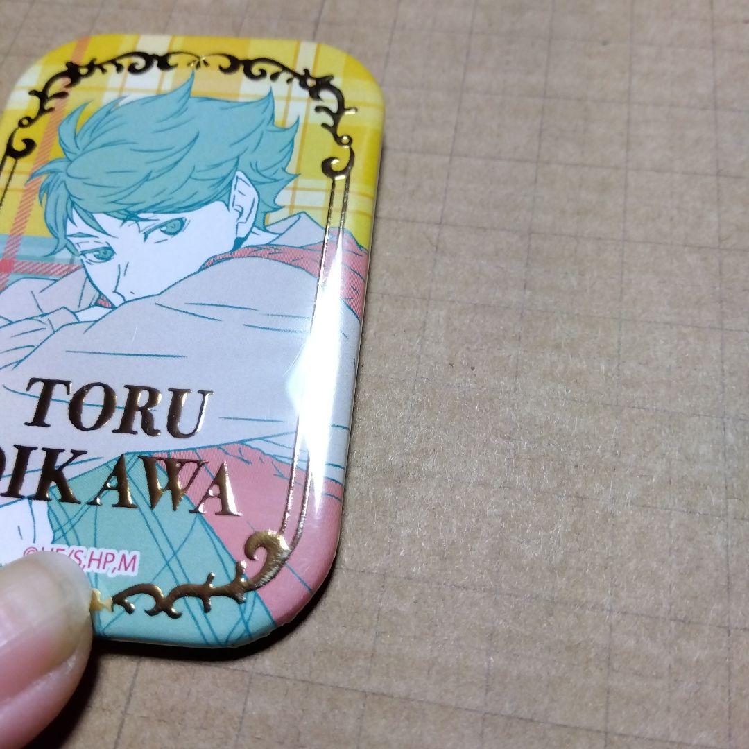 ハイキュー　セブンネット限定　スクエア缶バッジ　及川。