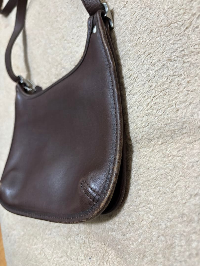 OLD COACH レザーショルダーバッグ オールドコーチ レザーポシェット