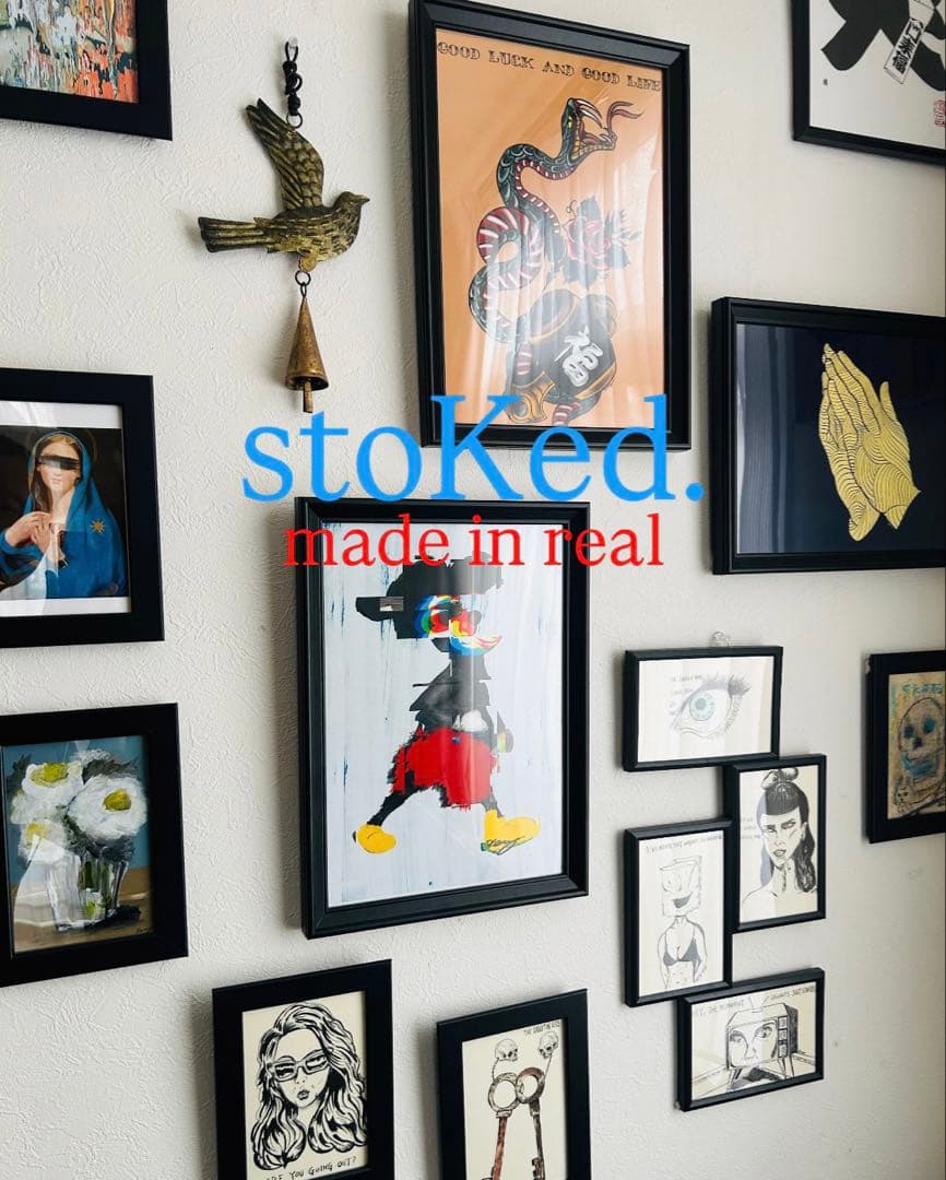 原画/抽象画/モダンアート/現代アート/アクリル画 Magic hour 海 空