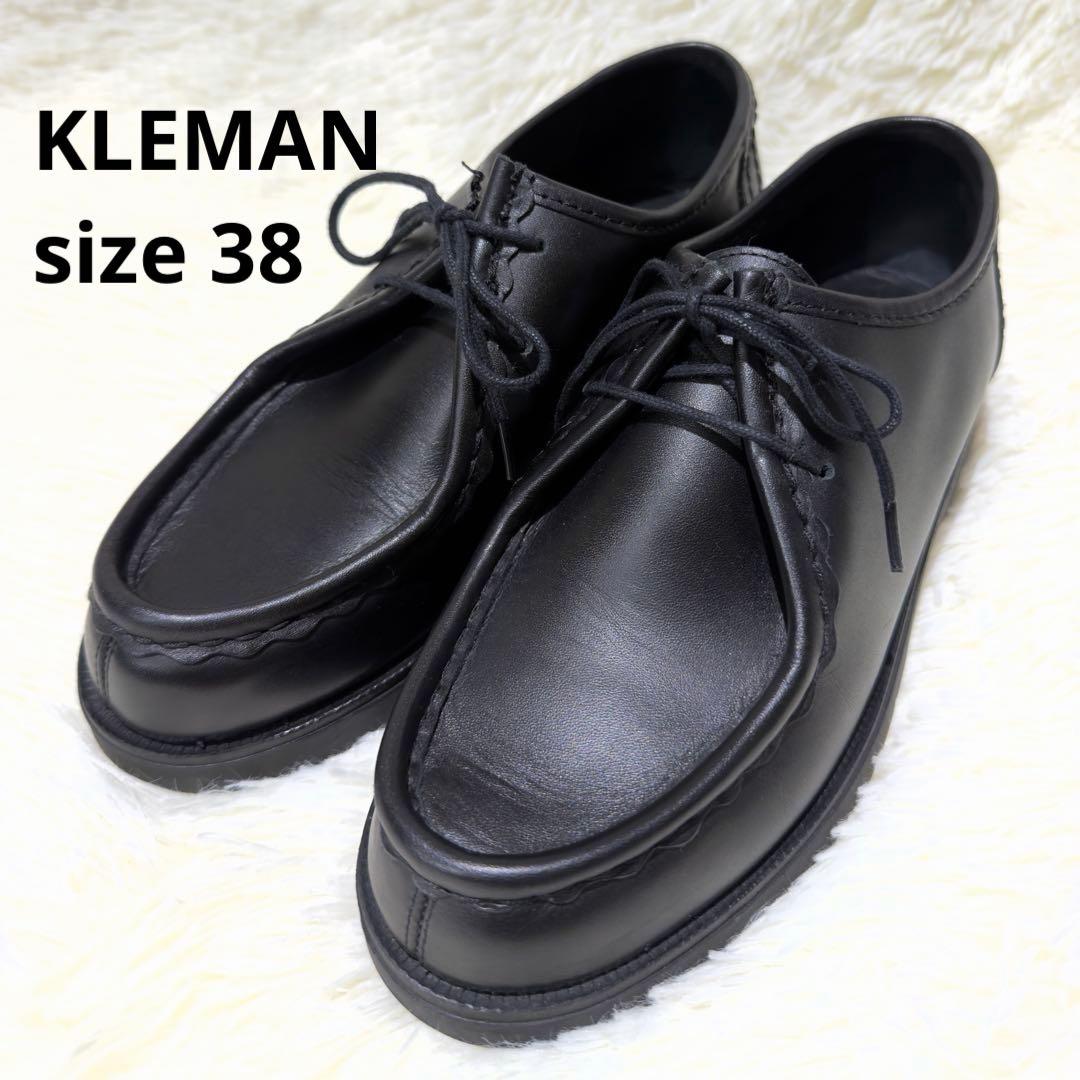 極美品✨KLEMAN クレマン パドラー　チロリアンシューズ ブラック 38