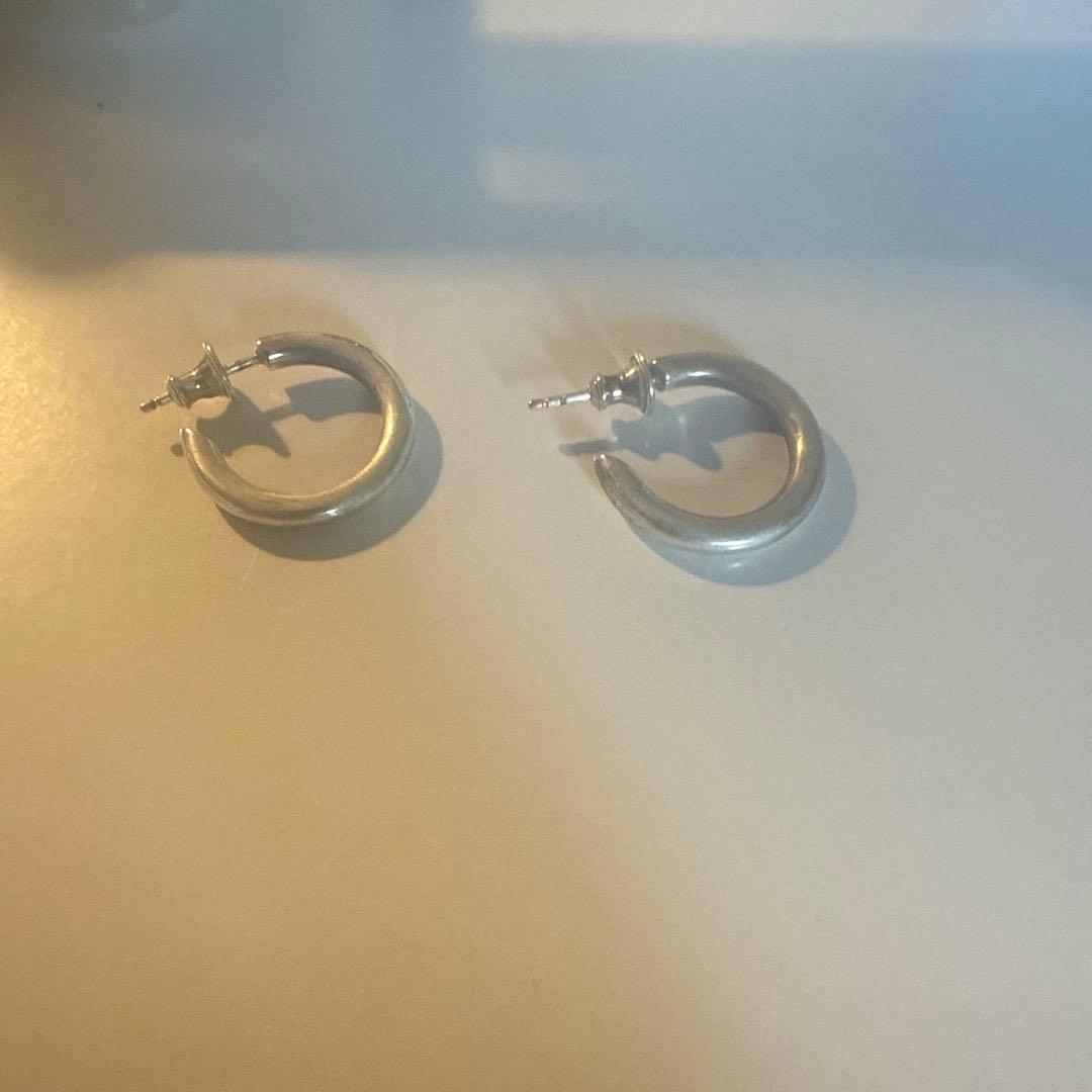 シルバーフープピアス　SINSS 両耳