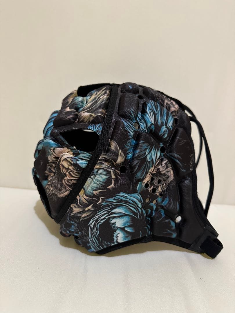 新品未使用品　IMPACT ヘッドギア　花柄 収納袋付き