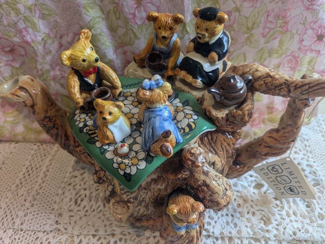 レア　英国ティーポット　ベア