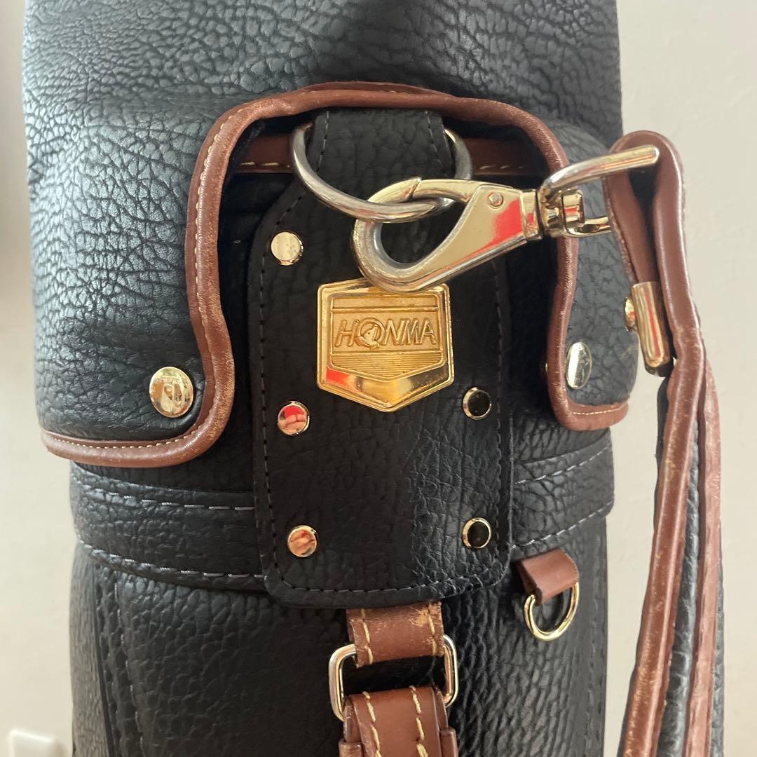 ホンマゴルフHONMA日本製 高級ヘリテイジ ゴジラシボ素材キャディバッグ