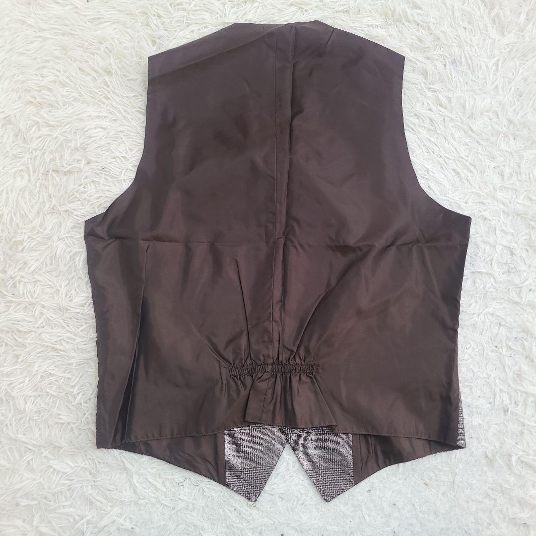 タリアトーレ　グレンチェック　テーラードジャケット　ジレ　2点セット　52