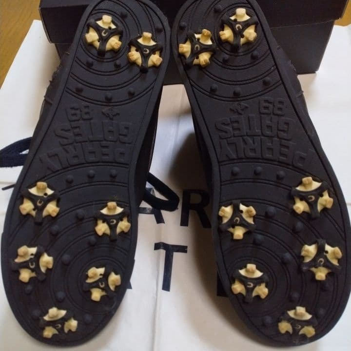 ⭐美品⭐パーリーゲイツ⭐ハイカット⭐ゴルフ⭐シューズ⭐濃紺⭐24.5⭐
