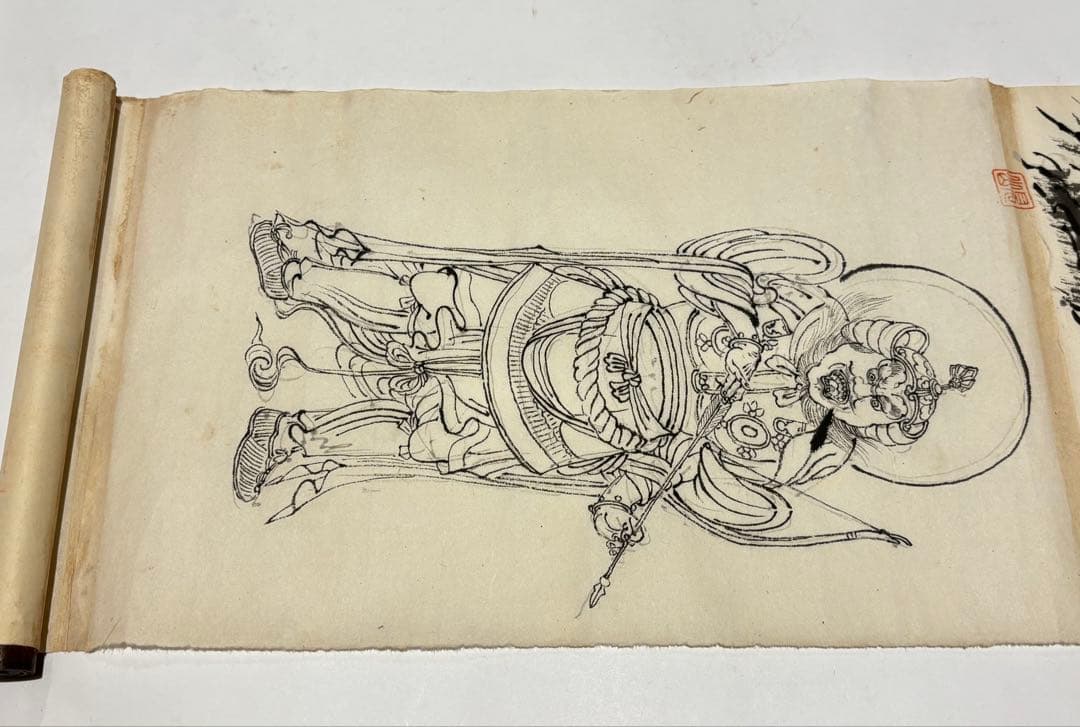 「古仏像参考集」昭和18年写 10図1巻|仏教美術 佛像 仏画 和本