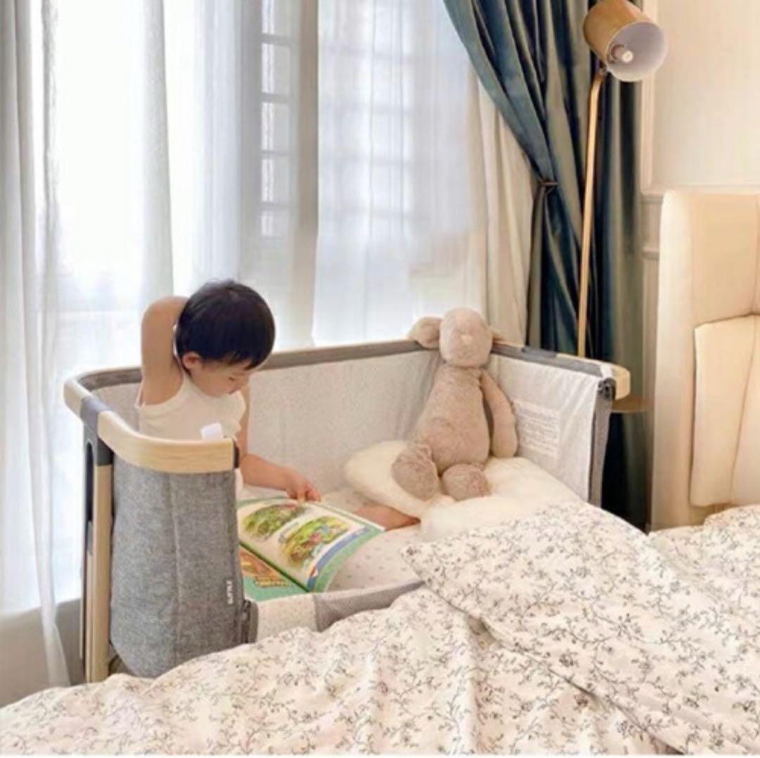 お値下げ‼️hzdmj ベビーベッド ピンク