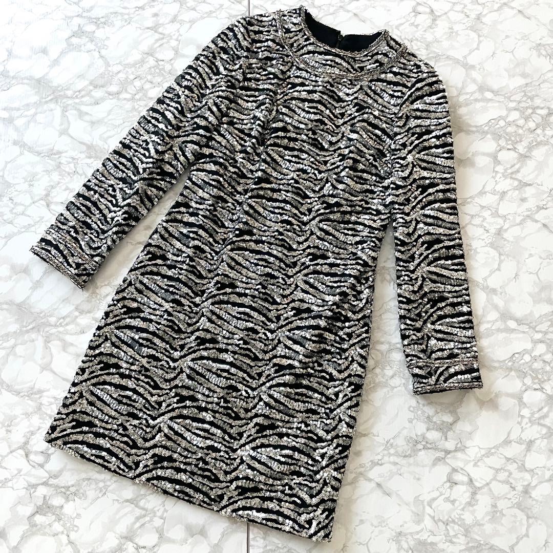 Saint Laurent Paris サンローラン スパンコール ワンピース