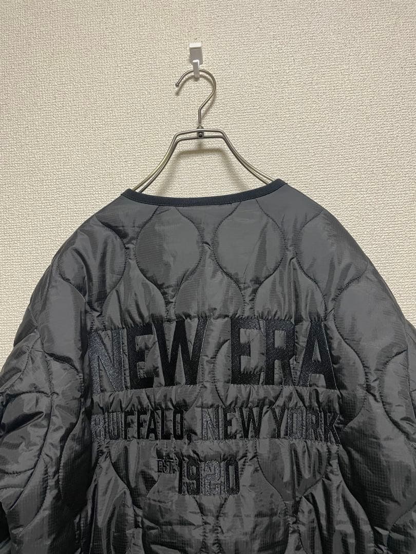 NEW ERA ニューエラ ゴルフ キルティングジャケット 黒 中綿ジャケット