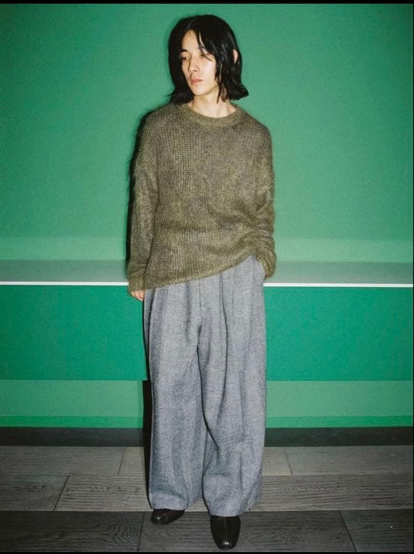 トップス LIDNM KID MOHAIR MIX KNIT