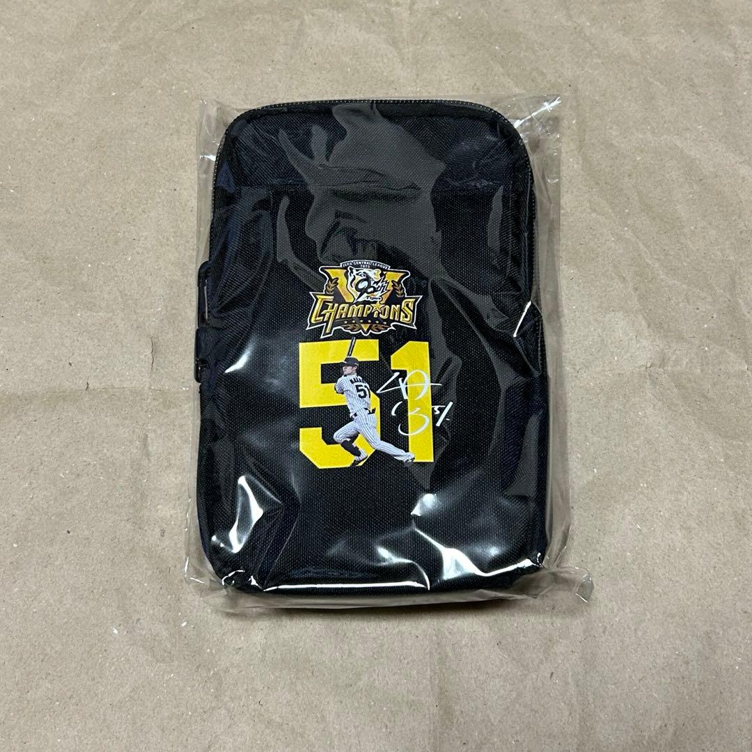 阪神タイガース 中野拓夢 オリジナルモバイルポーチ