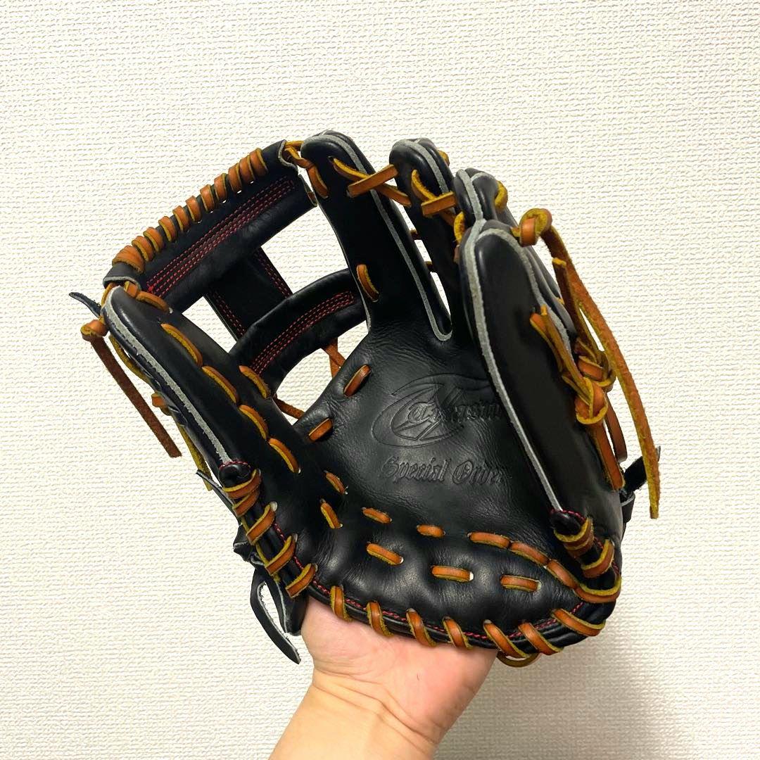 323 トレジャー 未使用 型抜群 即戦力 硬式 内野手用グローブ