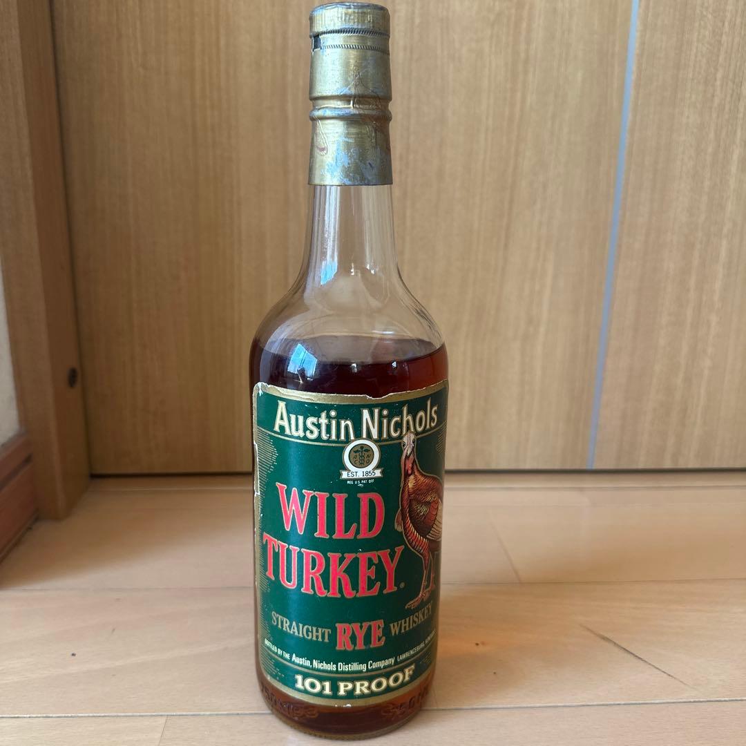 ワイルドターキーライグリーンラベル旧ボトル750ml101PROOF