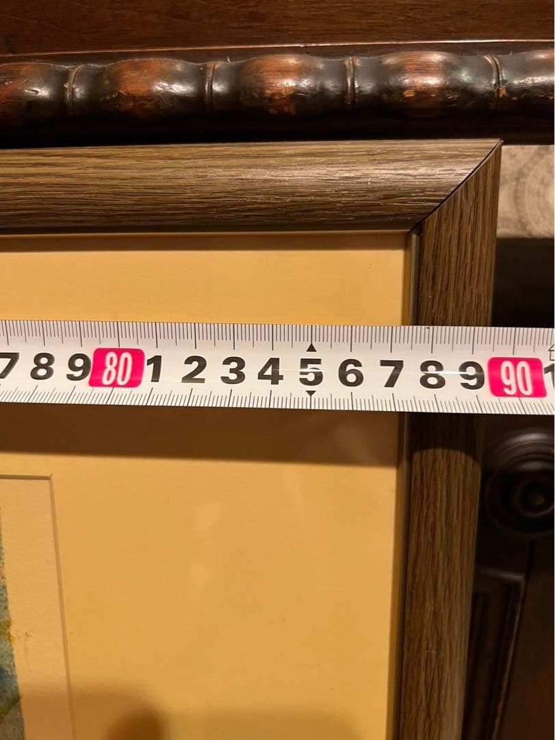 ジル・ゴリチ リトグラフ プロバンスのローズガーデン アート 額縁 インテリア