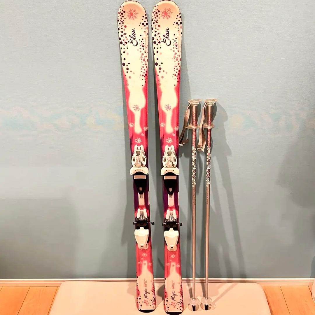 エラン Elan Lil Magic 140 cm ストック 付 キッズ 女 子