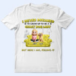A Crazy Dog Lady 3D Effect - Supsuppy T Shirt