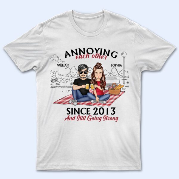 Annoying Each Other Still Going Strong Cartoon - Birthday, Anniversary, Loving Gift For Couple, Husband, Wife, Parents - Supsuppy T Shirt