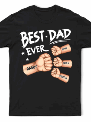 Best Dad Grandpa Ever Fist Bump - Supsuppy T Shirt