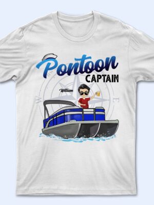 Boating Pontoon Captain - Birthday, Traveling, Cruising Gift For Pontooning Lovers, Beach Lovers, Travelers - Supsuppy T Shirt