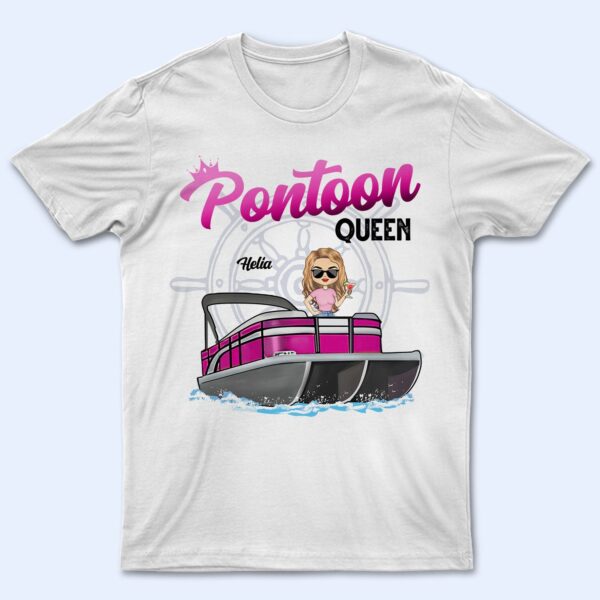 Boating Pontoon Queen - Birthday, Traveling, Cruising Gift For Pontooning Lovers, Beach Lovers, Travelers - Supsuppy T Shirt