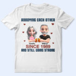 Cross Arms Couple Annoying Each Other - Supsuppy T Shirt
