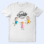 Custom Photo Best Daddy Ever Dancing Kids - Supsuppy T Shirt