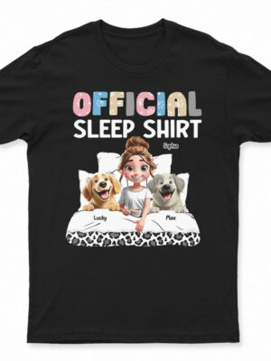 Dog Mom Official Sleep Shirt - Supsuppy T Shirt
