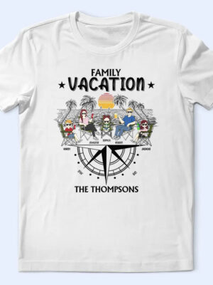 Family Vacation Compass - Supsuppy T Shirt