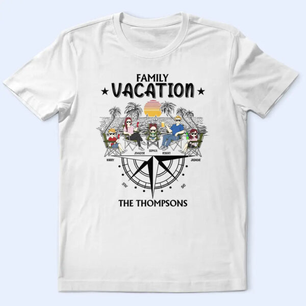 Family Vacation Compass - Supsuppy T Shirt