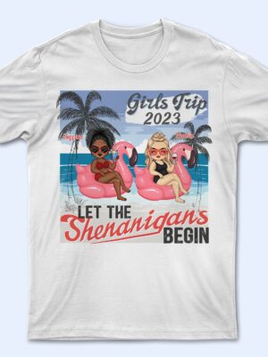 Girls Trip Cheaper Than Therapy Beaches Booze & Besties - Birthday, Anniversary, Travel, Vacation Gift For Bestie, BFF, Sisters - Supsuppy T Shirt