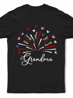 Grandma Mom Independence Day - Supsuppy T Shirt