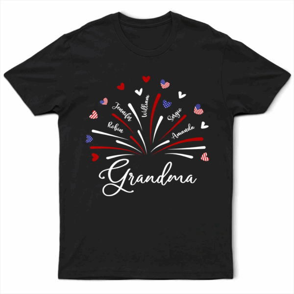 Grandma Mom Independence Day - Supsuppy T Shirt