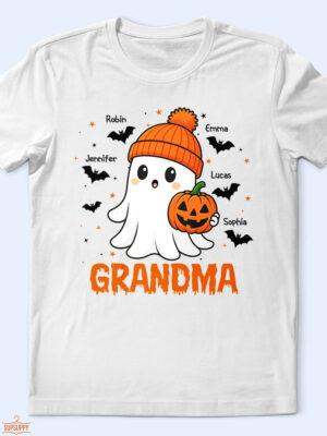 Halloween Boo Grandma Nana - Supsuppy T Shirt
