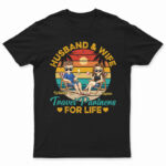 Husband And Wife Travel Partners For Life Beach Traveling Couple - Supsuppy T Shirt