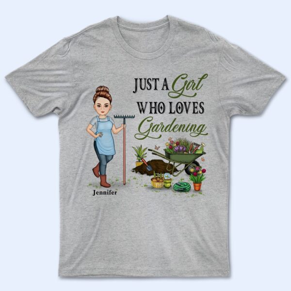 Just A Girl Boy Who Loves Gardening - Birthday, Loving Gift For Yourself, Women, Men, Plant Lovers - Supsuppy T Shirt