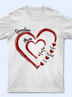 Mom's Grandma's Sweethearts - Gift For Mother, Grandmother - Supsuppy T Shirt
