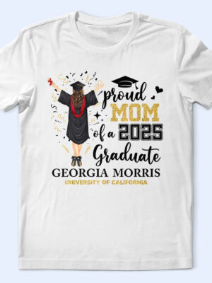 Proud Mom Dad Of A Class Graduate University College - Supsuppy T Shirt