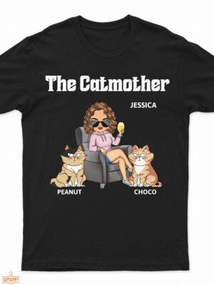 The Cat Mother - Gift For Cat Moms, Cat Lovers, Women, Yourself - Supsuppy T Shirt